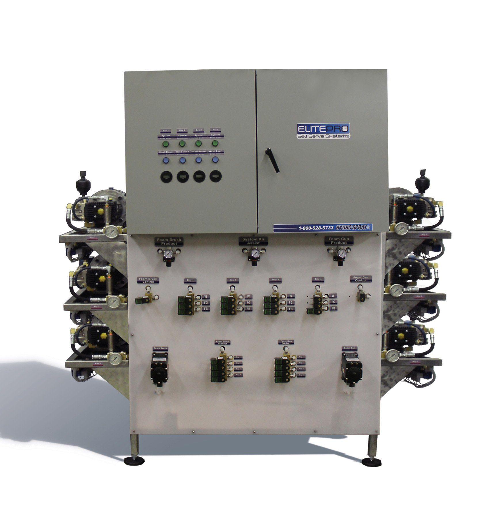 Elite Pro 6-bay self-serve car wash system