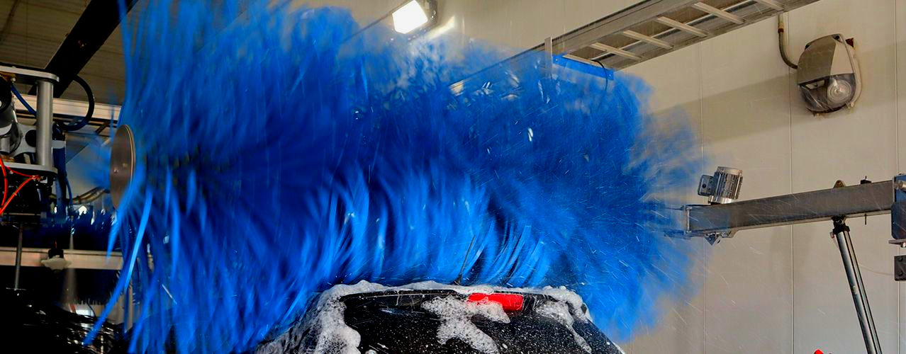 Car wash top wheel washer