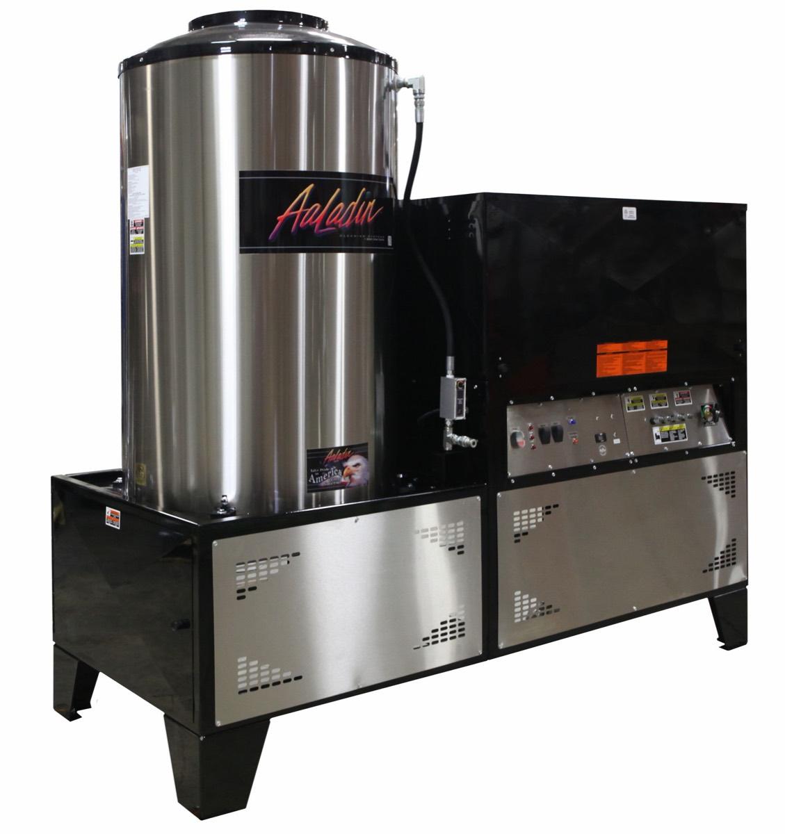 6000 Series high volume hot water electric driven stationary pressure washer